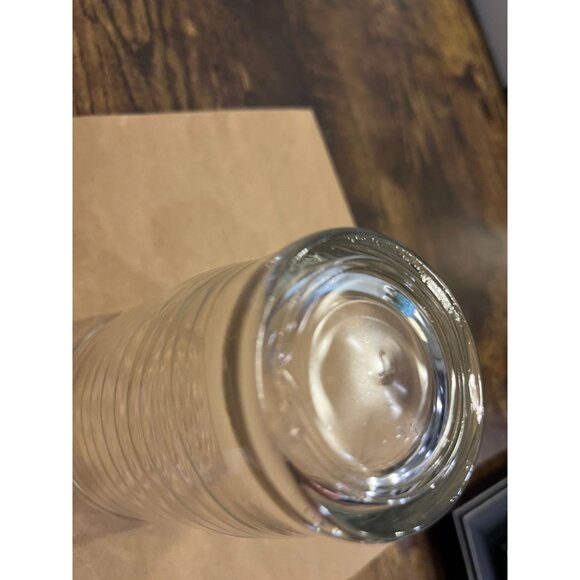 Set Of 5 Libbey Orbita Glasses Wave Pattern 16 Oz Each - Picture 4 of 8